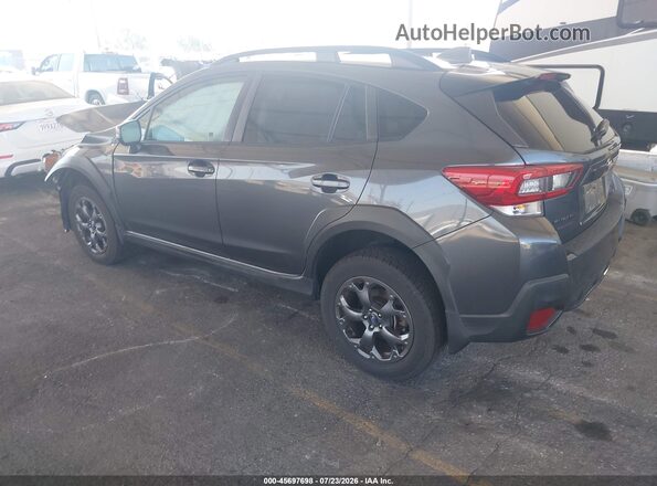 JF2GTHSC8NH221951 2022 SUBARU CROSSTREK Серый Задняя левая четверть