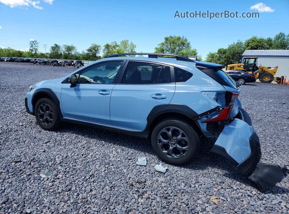 JF2GTHSC8NH260569 2022 SUBARU CROSSTREK Gray Задня ліва чверть