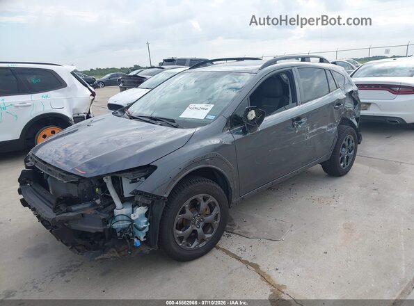JF2GTHSC9MH363837 2021 SUBARU CROSSTREK Серый Передняя левая четверть