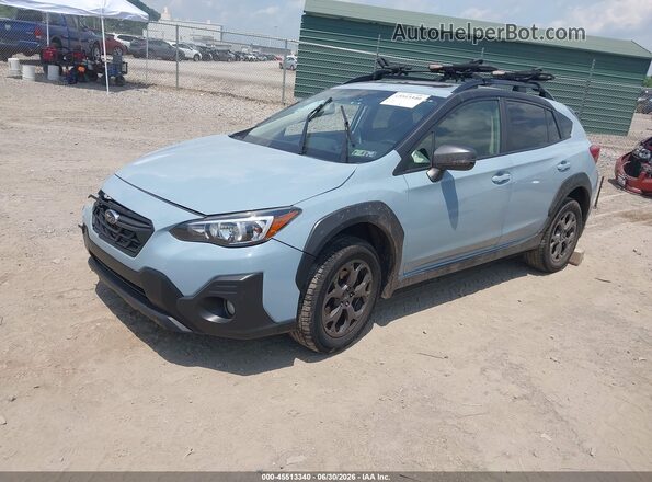 JF2GTHSC9NH240038 2022 SUBARU CROSSTREK Blue Передня ліва чверть