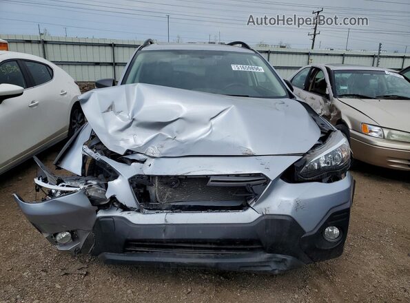 JF2GTHSCXMH235851 2021 SUBARU CROSSTREK Silver Вид спереду