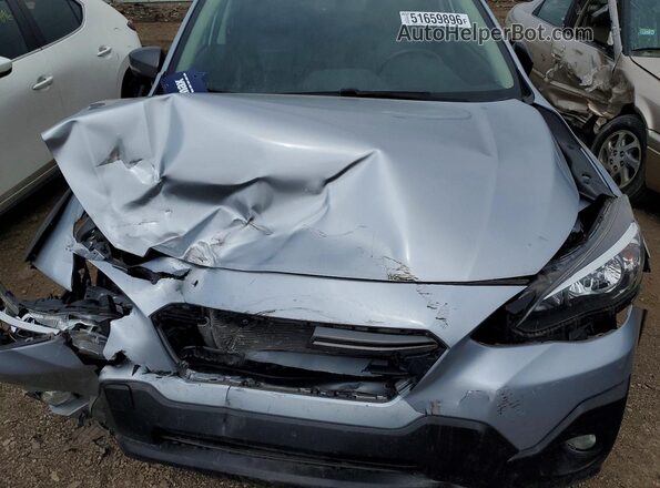 JF2GTHSCXMH235851 2021 SUBARU CROSSTREK Silver Вид задньої частини салону