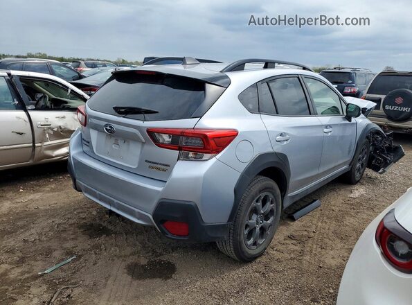 JF2GTHSCXMH235851 2021 SUBARU CROSSTREK Silver Задня права чверть
