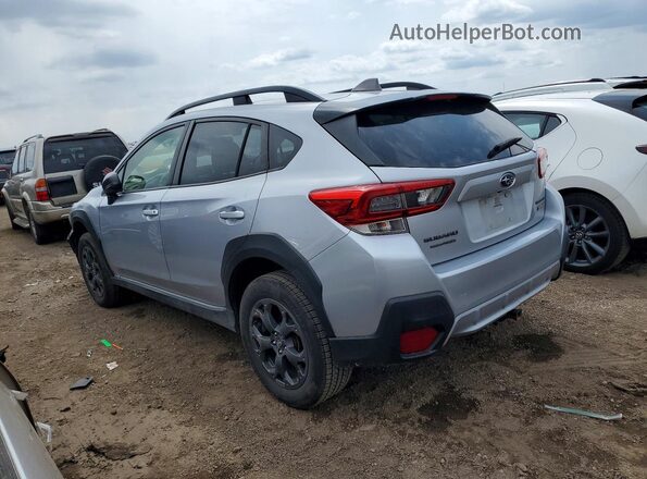 JF2GTHSCXMH235851 2021 SUBARU CROSSTREK Silver Задня ліва чверть