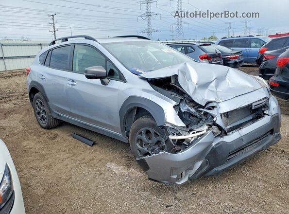JF2GTHSCXMH235851 2021 SUBARU CROSSTREK Silver Передня права чверть
