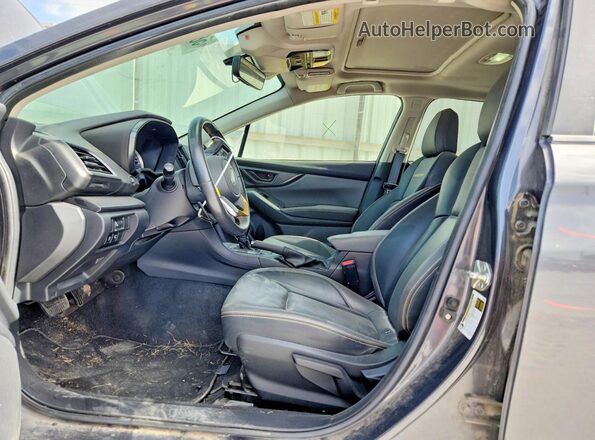 JF2GTHSCXNH229906 2022 SUBARU CROSSTREK Gray წინა სალონის ხედი