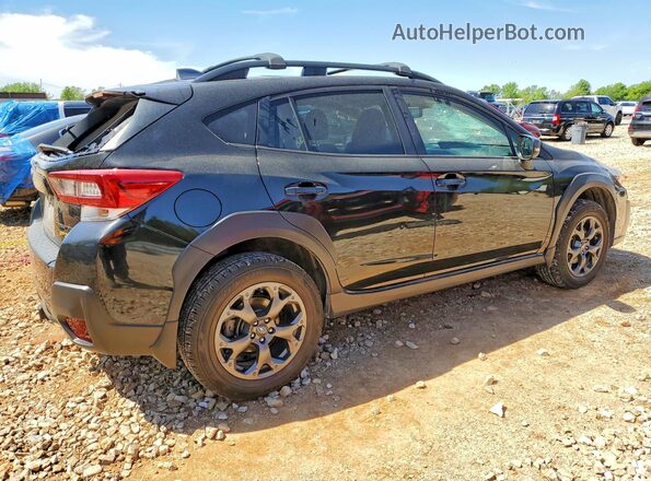 JF2GTHSCXNH255602 2022 SUBARU CROSSTREK Black Հետևի աջ