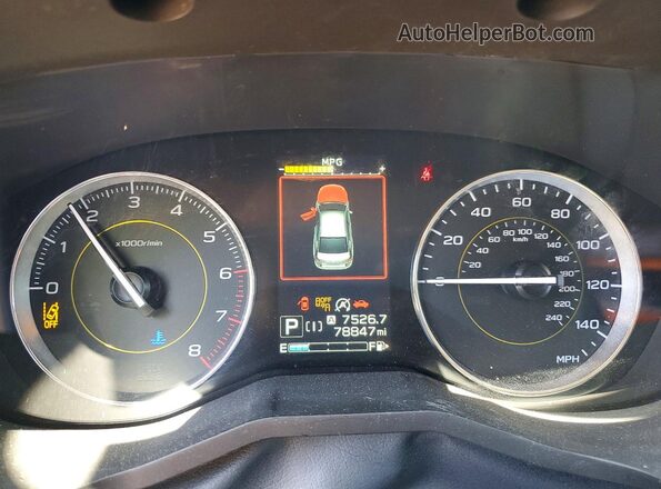 JF2GTHSCXNH255602 2022 SUBARU CROSSTREK Black Սարքավորումների վահանակի տեսք