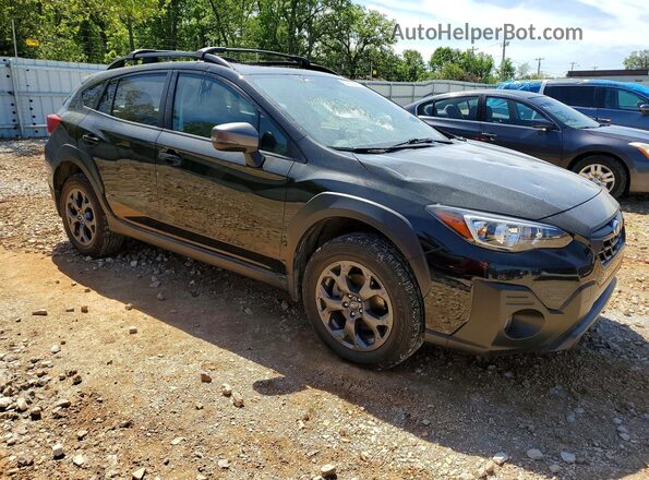 JF2GTHSCXNH255602 2022 SUBARU CROSSTREK Black Առջևի աջ