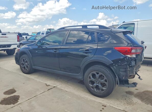 JF2GTHSCXNH264512 2022 SUBARU CROSSTREK Черный Задняя левая четверть