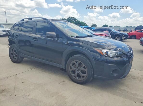 JF2GTHSCXNH264512 2022 SUBARU CROSSTREK Черный Передняя правая четверть