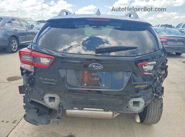 JF2GTHSCXNH264512 2022 SUBARU CROSSTREK Черный Вид сзади