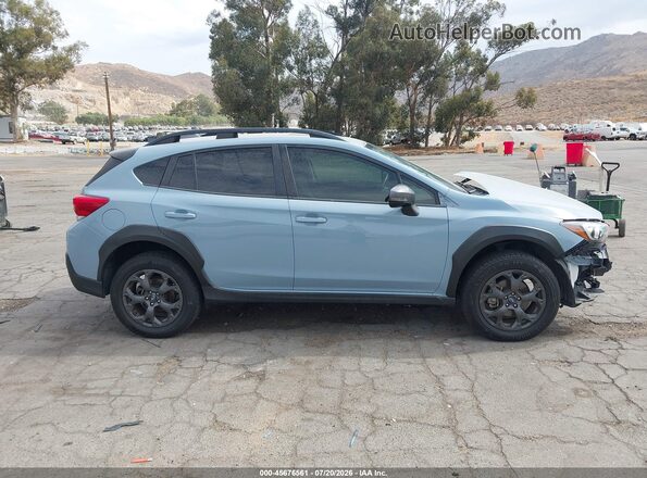 JF2GTHSCXPH223879 2023 SUBARU CROSSTREK Blue Rear interior view
