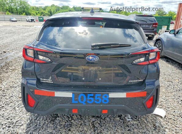 JF2GUABC0R8265677 2024 SUBARU CROSSTREK Black Widok z tyłu