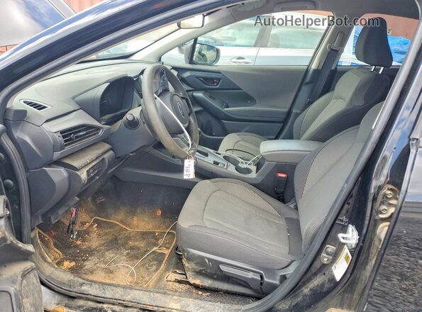 JF2GUABC0R8265677 2024 SUBARU CROSSTREK Black Widok wnętrza z przodu