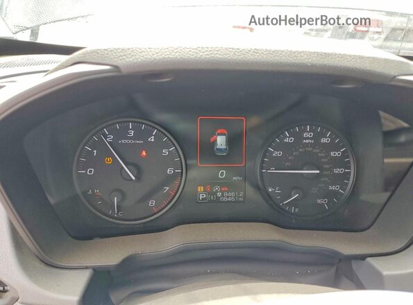 JF2GUABC0R8265677 2024 SUBARU CROSSTREK Black Widok zestawu wskaźników