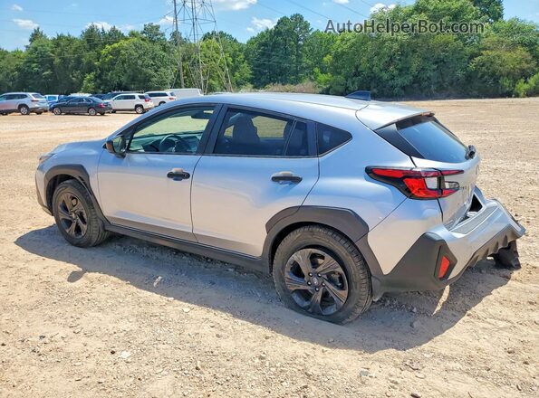 JF2GUABC0R8349644 2024 SUBARU CROSSTREK Silver Rear left