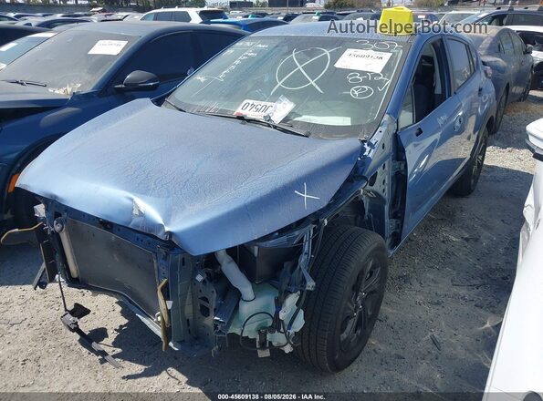 JF2GUABC0RH850663 2024 SUBARU CROSSTREK Blue Առջևի ձախ երեք քառորդ տեսարան