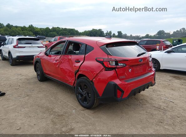 JF2GUABC1R8877662 2024 SUBARU CROSSTREK Red Задня ліва чверть