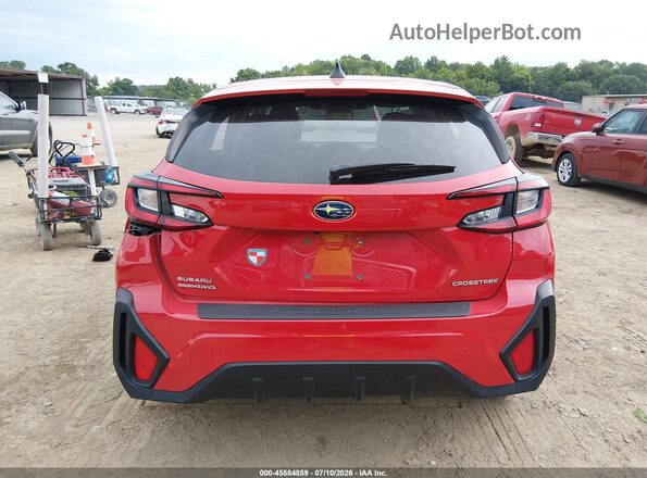 JF2GUABC1R8877662 2024 SUBARU CROSSTREK Red 