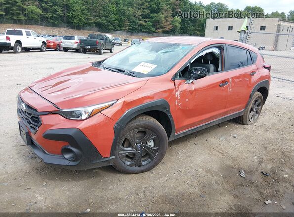 JF2GUABC1SH329246 2025 SUBARU CROSSTREK Orange Առջևի ձախ երեք քառորդ տեսարան