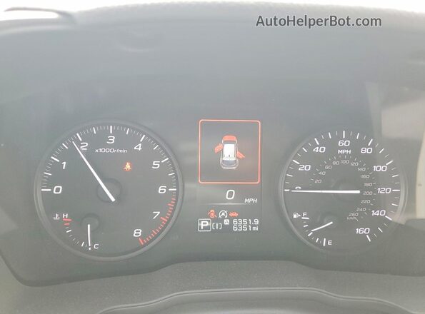 JF2GUABC3R8339271 2024 SUBARU CROSSTREK Gray Instrument cluster view