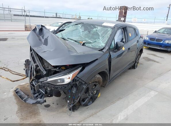 JF2GUABC3R8914596 2024 SUBARU CROSSTREK Gray Առջևի ձախ երեք քառորդ տեսարան
