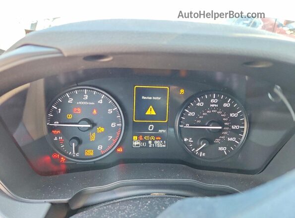 JF2GUABC4RH244136 2024 SUBARU CROSSTREK Blue Instrument cluster view