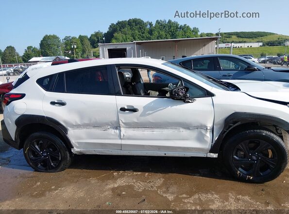 JF2GUABC4SH294735 2025 SUBARU CROSSTREK White უკანა სალონის ხედი