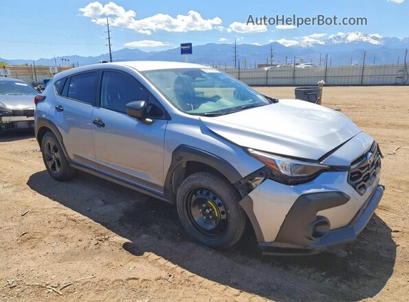 JF2GUABC6R8871369 2024 SUBARU CROSSTREK Silver Delantero derecho
