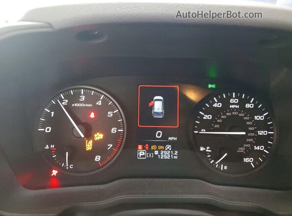 JF2GUABC6SH213623 2025 SUBARU CROSSTREK Blue Սարքավորումների վահանակի տեսք