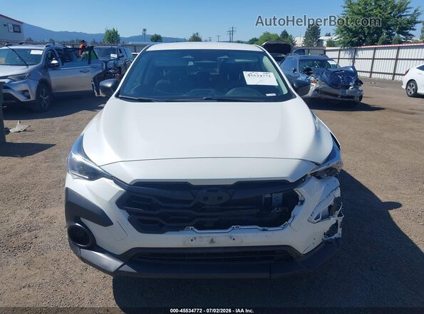 JF2GUABC7SH220869 2025 SUBARU CROSSTREK White Սարքավորումների վահանակի տեսք