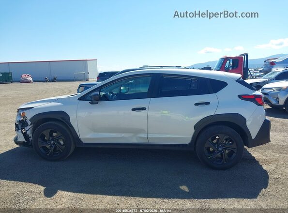 JF2GUABC7SH220869 2025 SUBARU CROSSTREK White Սալոնի 360 աստիճան տեսք