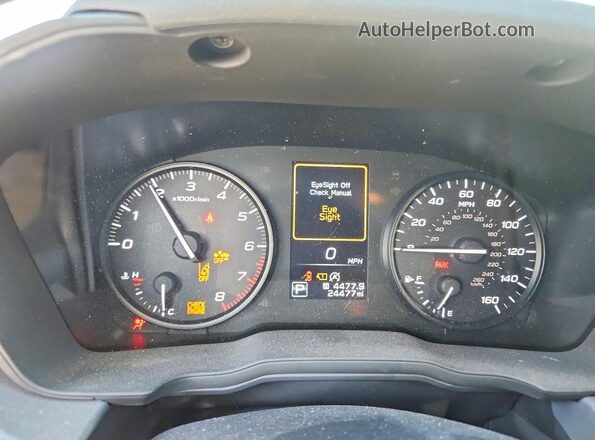 JF2GUABC8R8284221 2024 SUBARU CROSSTREK Blue ხელსაწყოთა პანელის ხედი