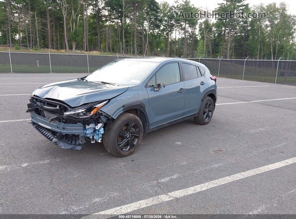 JF2GUABC8R8890652 2024 SUBARU CROSSTREK Blue Front left