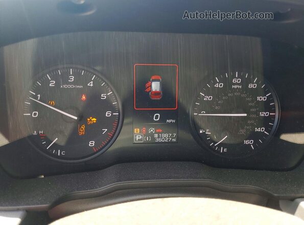 JF2GUABC8RH332414 2024 SUBARU CROSSTREK Blue Vista del cuadro de instrumentos