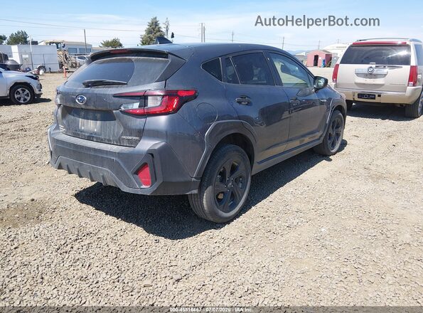 JF2GUABC9R8214887 2024 SUBARU CROSSTREK Gray Задня права чверть