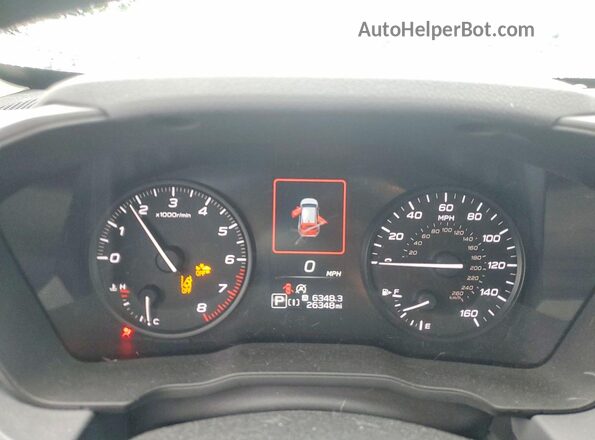 JF2GUABC9RH851228 2024 SUBARU CROSSTREK Black Instrument cluster view