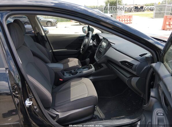 JF2GUABCXS8342240 2025 SUBARU CROSSTREK Black წინა სალონის ხედი