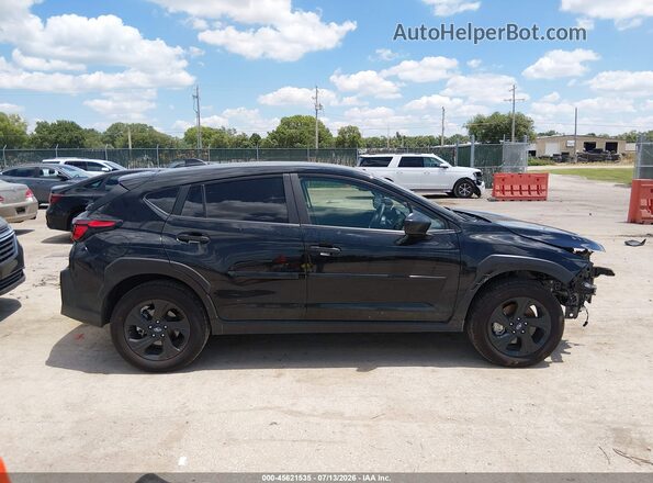 JF2GUABCXS8342240 2025 SUBARU CROSSTREK Black სალონის 360-გრადუსიანი ხედი