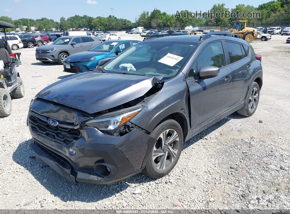 JF2GUADC0R8210031 2024 SUBARU CROSSTREK Gray Передня ліва чверть