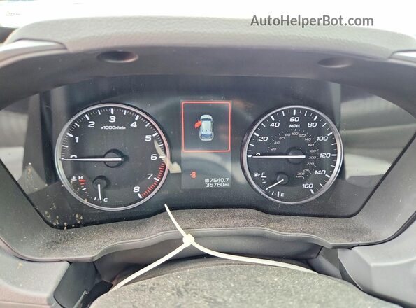JF2GUADC0R8889976 2024 SUBARU CROSSTREK White ხელსაწყოთა პანელის ხედი