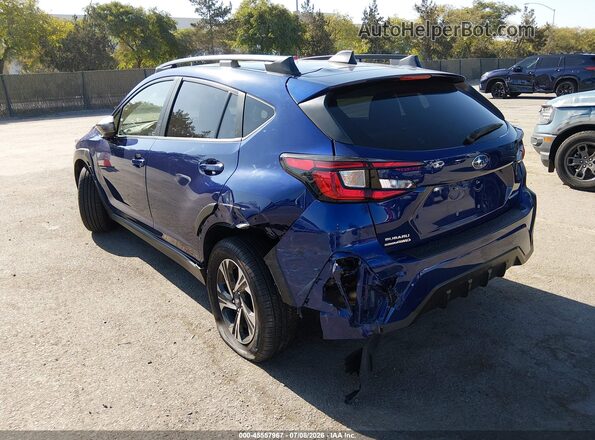 JF2GUADC0R8918165 2024 SUBARU CROSSTREK Blue Rear left