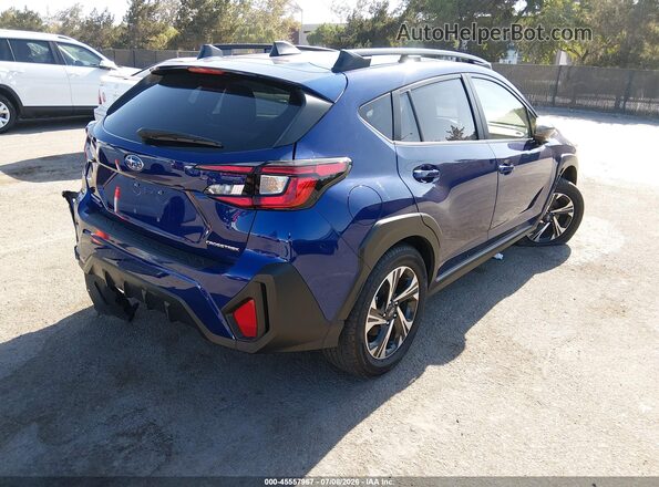 JF2GUADC0R8918165 2024 SUBARU CROSSTREK Blue Rear right