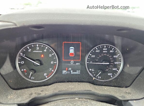 JF2GUADC0RH210367 2024 SUBARU CROSSTREK Gray ხელსაწყოთა პანელის ხედი