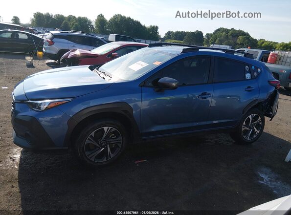 JF2GUADC0RH337197 2024 SUBARU CROSSTREK Blue Սալոնի 360 աստիճան տեսք