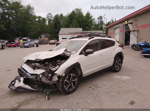 JF2GUADC1R8369334 2024 SUBARU CROSSTREK Белый Передняя левая четверть