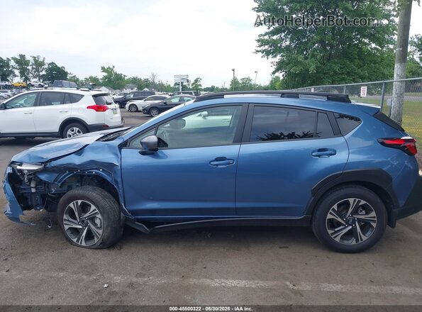JF2GUADC1RH856856 2024 SUBARU CROSSTREK Blue Vista interior de 360 grados