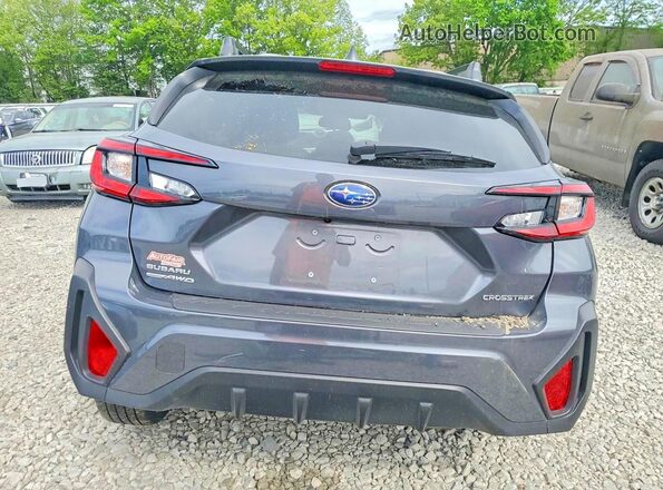 JF2GUADC2R8204442 2024 SUBARU CROSSTREK Gray Вид ззаду