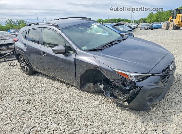 JF2GUADC2R8204442 2024 SUBARU CROSSTREK Gray Передня права чверть